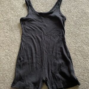 Black Romper, Size M, Stretchy, Comfy